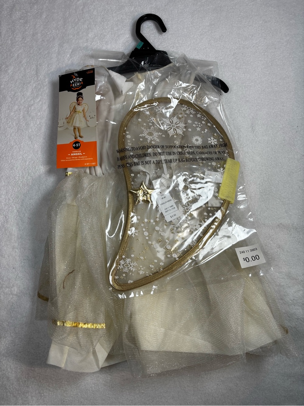 Hyde & EEK! Boutique Toddler Angel Costume - Size 4-5T